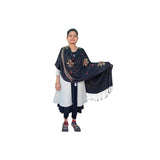 WomenS Stylish Printed Scarf/Scarves/Stole & Dupatta For Summer & Winter (Size 72 * 28 Inches) 1 Pcs (Black)