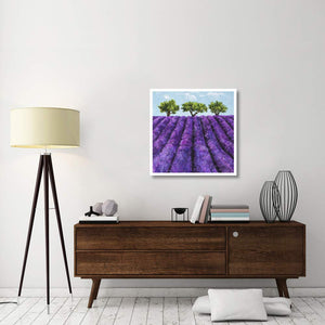 Filari Di Lavanda-Paper Art-32,,X32,,