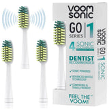 Voom Sonic - Go 1 Replacement Heads | Replacement Brushes | Advanced Bristle Technology| Soft DuPont Nylon Bristles | Oral Care,