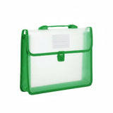 Merishopp Large Capacity Accordion File Folder Portable A4 Document Folder Expandable Transparent File Bag Translucent For Stude