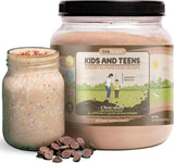 TruHeight Growth Protein Shake (Chocolate Milk Flavor, Whey) Natural Growth & Development Protein Powder for Kids & Teens - Weig