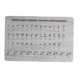 TREDYNEST Braille Alphabet Board Numbers Educational Tool for Blinds Students Children | Educational Toys | STEM Toys | Learning