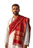 Om Namah Shivaay Printed Religious Stole/Stall | Dupatta Mahadev Mahakal Shiv Ji Devotional Chunri For Puja, Mahashivratri & M