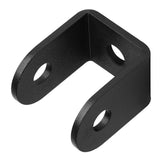 GBGS 20 Pcs Black 1-1/4 U Bracket for Panel,1/8 Thick,Powder Coating