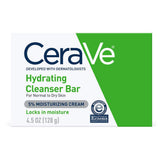 CeraVe Hydrating Cleanser Bar | 4.5 Ounce | Soap-Free Body and Face Cleanser Bar | Fragrance Free and Non-Irritating (Pack of 5)
