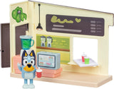 Bluey Juice Bar Toy Playset Figures, Pretend Play Toys for Toddlers 3-5, Kids Kitchen Playset with Accessories, No Batteries Req