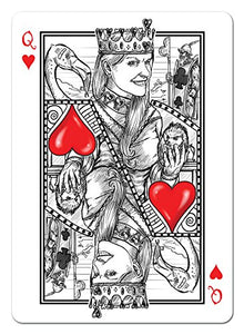 Albino Dragon The White Rabbit Playing Cards