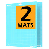 Xinart Cutting Mats for Cricut Maker 3/Maker/Explore Air 2/Air/One 12x12 Inch 2pcs Blue Light Adhensive Replacement Cutting Mat 
