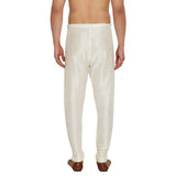 Sojanya (Since 1958, Churidaar Pyjama, Dupion Silk Cream Free Size