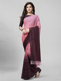 Pratham Blue Womens Silk Saree With Blouse Piece (Pb-225_Pink And Purple)