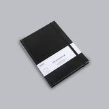 Numic Black Book | A5 Size Notebook | Hardbound Cover | Recycle Black Paper | Rough Texture Feel | Acrylic Coated Texture Paper 