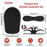 Mixer Slider Mat for Kitchen aid Stand Mixer With 2 Black Mixer Accessories,Kitchen aid Mixer Slider Mat Compatible with Kitchen