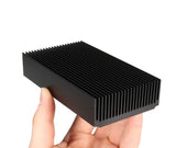 Aluminum Large Heatsink 4.72''x2.72''x1.06'' inch /120x69x27mm Heat Sink Cooling Black Oxide Radiator 22 Fin for Computer LED Po