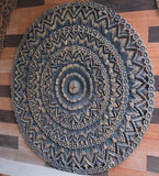 Aafiyat Wall Panel Wooden Floral Wall Art Wooden Wall Hanging Round Shape Decorative Wall Panel For Living Room, Bedroom, Office