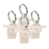 MAGICLULU 4Pcs Windproof End Caps for Outdoor Curtain Pull Ring Replacement for Roller Blinds and Sunshades Indoor Blind Accesso