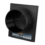 POWERTEC 70192 4 Double Threaded Blast Gate for Dust Collector, Dust Collection Fittings, 1PK