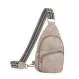 Snappsy Small Sling Bag For Women Crossbody Bag Portable For Climbing Hiking Cycling Light Gray