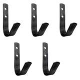 Will's Family Store Steel Horse Stable Bridle Hangers Tack Room Hooks Black 5 Pack