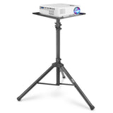 Pyle Universal Projector Stand | Height & Angle Adjustable Tripod 42 to 55 | Platform is 13.5 by 12.5 Fits Laptops, Computers, D