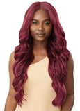 Outre Lace Front Wig - Perfect Hair Line 13X6 - Arnell (OFF BLACK 1B)