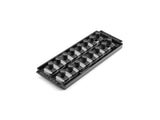 TEKTON 1/2 Inch Drive 2-Rail Socket Organizer Set, Gray (16-Tool) | OST21316 | Made in USA