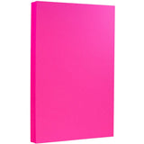 JAM PAPER Legal 65lb Cardstock - 8.5 x 14 Coverstock - 176 gsm - Ultra Fuchsia Pink - 50 Sheets/Pack