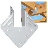AOKLIT 20 Pcs Hurricane Ties Clips,18-Gauge Joist Hangers, Roof Brackets Fit 2X Truss to Rafter Connector for Roofing Trusses Wo