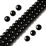 100pcs 10mm Black Agate Beads Natural Gemstone Beads Round Loose Beads for Jewelry Making