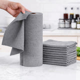 Feinerman 20Pack Microfiber Cleaning Cloth Roll Reusable Tear Away Cloths Washable Kitchen Cloth Towel Alternative Highly Absor