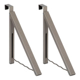 HOLDN STORAGE Over The Door Hanger - Single Foldable Rack Organizer for Hanging Clothes, Coats & Towels, Ideal for Dorm Rooms, L