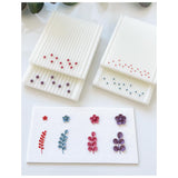 Keoker 4 Sizes Polymer Clay Bead Roller, Polymer Clay Bead Maker, Bead Molds for Clay, Polymer Clay Tool