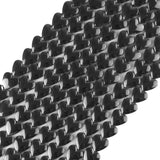 39CM/15.3Inches 10mm Natural Black Hematite Gemstone Loose Beads Heart Shape Strand Healing Crystal Energy Power Beads for Jewel