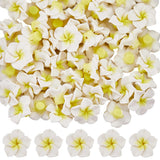 SUNNYCLUE 60Pcs White Plumeria Beads Polymer Clay Flower Beads Bulk 2 x 1.1cm Summer Hawaiian Themed 3D Floral Flat Back Loose S