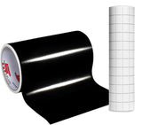 ORACAL 651 Permanent Adhesive Black Gloss Vinyl (12 x 10ft w/Transfer Paper)