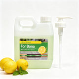 MultiSurface Floor Cleaner Refill 33.8 fl oz Lemon Mint Scent ResidueFree Cleaning Solution for BONA Spray Mops and Refi