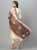 Gosriki Women'S Cotton Blend Embroidered Straight Kurta With Pant & Dupatta (Gunbir Cream-Gs_L_Cream_Large),Cream,,B0CGTVPFW6
