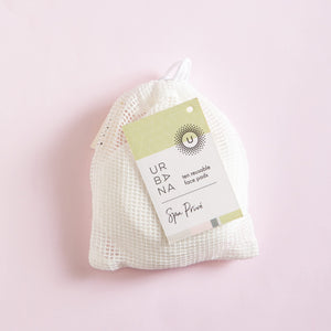 Urbana Spa Prive Home Spa Collection, Reusable Face Pad White 5716