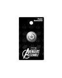 Marvel Captain America Shield Lapel Pin,Silver,1