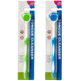 Schubert By The Formula Tongue Brush Cleaner Scraper Helps Fight Bad Breath, Professional Tongue Brush For Freshing Breath, 2 To