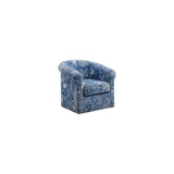 Powell Bonnie Swivel Club Chair, Coastal