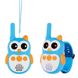 Retevis RT30W Walkie Talkies for Kids Rechargeable, Owl Toys for Kids Birthday Gifts, Toy Walkie Talkie Watch with LED Eyes, for