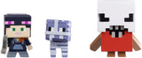 Mattel Minecraft Halloween Series Action Figure (3 Pack) - Alex with Hoodie, Mummy Sheep & Bedlam