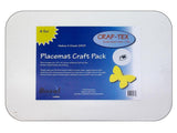 Bosal Craf Tex Plus 4pc Placemat 18x13 White 4 Piece