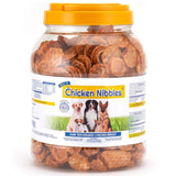 Pet Center Inc. (PCI) Chicken Nibble Dog Treats, 2.25lb. - 100% Real Raw Dehydrated Chicken Breast Bites for Small, Medium & Lar