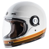 TORC T1/Newport Full-Face Style Motorcycle Helmet (Gloss White Iso Bar, 3X-Large)