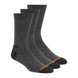 Weatherproof MenS 3 Pack Crew Socks, Charcoal, 1013