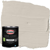 Glidden Total 1 gal. Dust Bunny/Beige Flat Interior Paint with Primer