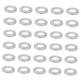 Unomor 50pcs Curtain Ring Accessories Ring Buckle Clip for Drapery Window Shower Curtains