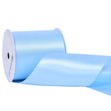 Ribest Light Blue Double Faced Satin Ribbon, 3 Inch 10 Yard Ribbon for Crafts Gift Wrapping Bows Wedding Party Decoration Bouque
