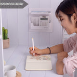 OKOMATCH Bedside Shelf - Stick On Wall Mounted Bed Room,Dorm,Office Adhesive Floating Accessories Caddy Organizer/Holder for Pho